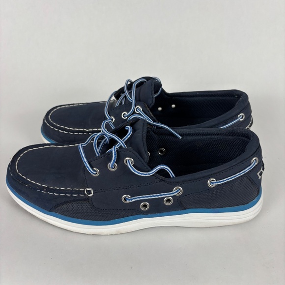 Dexter Memory Foam Size 10 Comfort Blue Loafers - Picture 3 of 9